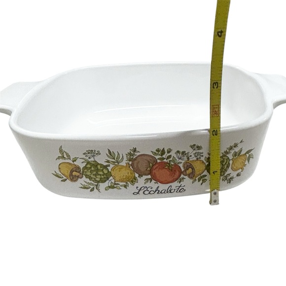 Vintage Corningware Spice of Life L’Echalote 1 Qt Baking Casserole Dish No Lid - Picture 2 of 6